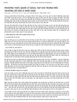 Phương thức quản lý sách, tạp chí trong môi trường số hóa ở nhật bản