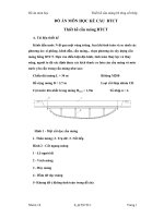 Tiểu luận thiết kế cầu máng bê tông cốt thép  