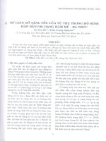 Sự giãn nở tăng tốc của vũ trụ trong mô hình hấp dẫn f(r) dạng hàm mũ   đa thức