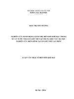 Nghiên cứu hành động giảm nhẹ biến đổi khí hậu trong xử lý nước thải lò giết mổ tập trung khu vực hà nội   nghiên cứu điển hình tại lò giết mổ vạn phúc 