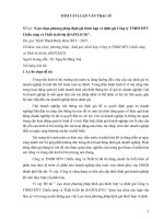 Tóm tắt luận văn lựa chọn phương pháp định giá thích hợp và định giá công ty TNHH MTV chiếu sáng và thiết bị đô thị (HAPULICO)