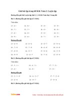 Giải bài tập trang 68 SGK Toán 2: Luyện tập