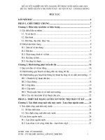 Khóa luận thiết kế hệ thống cấp nước thị trấn tứ kỳ, tỉnh hải dương 