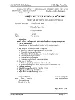 Đồ Án thiết kế hệ thống Điều khiển tự động