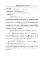 Tóm tắt luận văn một số giải pháp nhằm nâng cao chất lượng đào tạo tại trường đại học thái bình