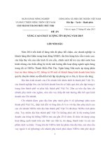 Đề án nâng cao chất lượng tín dụng tại Agribank chi nhánh Thanh Miếu