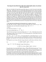 Xây dựng bài toán dầm khi xét đầy đủ hai thành phần nội lực của mômen uốn M và lực cắt Q