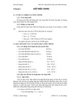 Khóa luận thiết kế tổ chức thi công đập chính, hồ chứa nước đầm hà động 