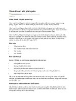 Viêm thanh khí phế quản 