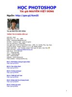 học phôtôshop