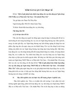 Tóm tắt luận văn một số giải pháp hoàn thiện hoạt động cho vay tiêu dùng tại ngân hàng TMCP đầu tư và phát triển việt nam   chi nhánh phúc yên