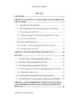 Khóa luận ứng dụng công nghệ CAD CAM CAE trong việc thiết kế, phân tích, đánh giá và chế tạo chi tiết 