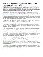 NHỮNG CÁCH TRỊ RỤNG tóc đơn GIẢN tại NHÀ mà HIỆU QUẢ 