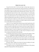 Tóm tắt luận văn tạo động lực cho người lao động tại công ty cao su sao vàng