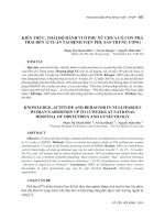 KIẾN  THỨC,  THÁI ĐỘ HÀNH  VI Ở PHỤ NỮ CHƯA CÓ CON PHÁ  THAI ĐẾN 12  TUẦN  TẠI BỆNH  VIỆN PHỤ SẢN  TRUNG ƯƠNG