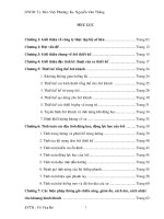 Luận văn thiết kế kỹ thuật khung vỏ xe khách 29 chỗ trên khung cơ sở nhập từ nước ngoài 