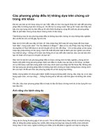 Các phương pháp điều trị không dựa trên chứng cớ trong nhi khoa 