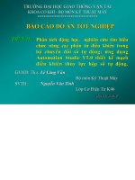 Phân tích động học, nghiên cứu tìm hiểu chức năng các phần tử điều khiển trong bộ chuyển đổi số tự động; ứng dụng automation studio v5 0 thiết kế mạch điều khiển thủy lực hộp số tự động 