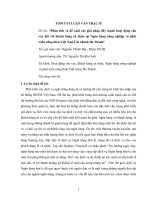 Tóm tắt luân văn thạc sĩ phân tích và đề xuất các giải pháp đẩy mạnh hoạt động cho vay đối với khách hàng cá nhân tại ngân hàng nông nghiệp và phát triển nông thôn việt nam chi nhánh hà thành