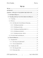 Khóa luận xây dựng và mô phỏng hệ thống treo trên xe ô tô MEFA5 LAVI 304n 