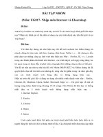 EG017 Nhập môn Internet và Elearning