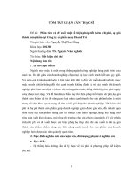 Tóm tắt luận văn phân tích và đề xuất một số biện pháp tiết kiệm chi phí hạ giá thành sản phẩm tại công ty cổ phần may thanh trì