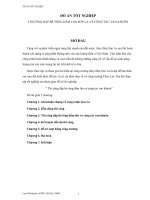 Khóa luận thi công đập bê tông đầm lăn sơn la và công tác ván khuôn 