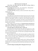 Tóm tắt luận văn xây dựng chiến lược kinh doanh của công ty dịch vụ mobifone khu vực 6 đến năm 2020