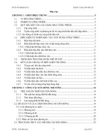 Khóa luận thiết kế tổ chức thi công đập chính hồ chứa nước cửa đạt 