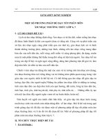 SÁNG KIẾN KINH NGHIỆM                  MỘT SỐ PHƯƠNG PHÁP ĐỂ DẠY TỐT PHÂN MÔN                                  ÂM NHẠC THƯỜNG THỨC LỚP 6, 7