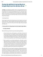 Ứng dụng công nghệ thông tin trong hoạt động chia sẻ tài nguyên thông tin tại các thư viện đại học việt nam