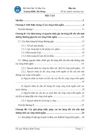 Khóa luận các hiện tượng hư hỏng kết cấu nền mặt đường trên các công trình ngầm và đề xuất giải pháp xử lý 