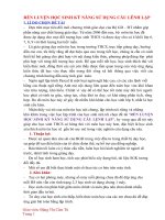 Sáng kiến kinh nghiệm RÈN LUYỆN HỌC SINH KỸ NĂNG SỬ DỤNG CÂU LÊNH LẶP