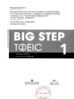 Ebook Big step TOEIC 1: Part 1