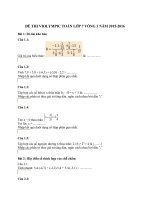 Đề thi violympic toán lớp 7 năm 20152016 vòng 3