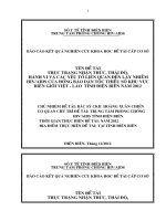 Thực trạng nhận thức, thái độ hành vi về lây nhiễm HIVAIDS của đồng bào dân tộc khu vực biên giới việt – lào tỉnh điện biên năm 2012 