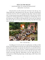 báo cáo chuyến đi thực tế tại khu di tích lịch sử đền hùng  và cổ loa