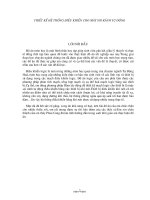 Tiểu luận thiết kế hệ thống điều khiển cho máy soi rãnh tự động 