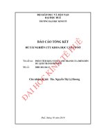 Phân tích khả năng cạnh tranh của điểm đến du lịch thành phố Huế