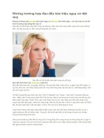 Những trường hợp đau đầu báo hiệu nguy cơ đột quỵ 