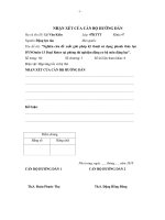 Khóa luận nghiên cứu đề xuất giải pháp kỹ thuật sử dụng phanh thủy lực DYNOmite 13 dual rotor tại phòng thí nghiệm động cơ bộ môn động lực 