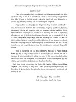 Khóa luận khảo sát hệ thống truyền động thủy lực trên máy đào kobelco SK 200 