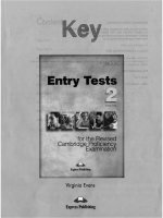 CPE entry tests 2 student book key
