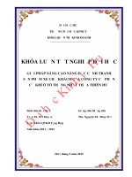 Giải pháp nâng cao năng lực cạnh tranh sản phẩm xe chở khách của Công ty Cổ phần Cơ Khí ô tô Thống Nhất Thừa Thiên Huế