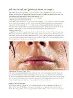 Mồ hôi cơ thể nói gì về sức khỏe của bạn 