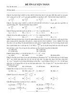 Đề trắc nghiệmtoán 2016 2017