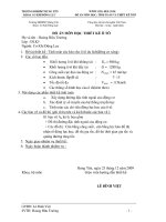 Tiểu luận tính toán sức kéo cho ô tô du lịch (động cơ xăng) 