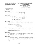 ĐỀ THI HỌC SINH GIỎI LỚP 12 THPT THÀNH PHỐ HỒ CHÍ MINH CẤP THÀNH PHỐ MÔN TOÁN 2016