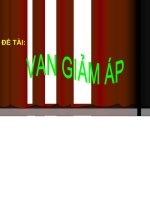 Tiểu luận đề tài van giảm áp 