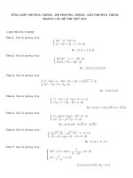 Đề thi thử toán về phương trình, bất phương trình 2014